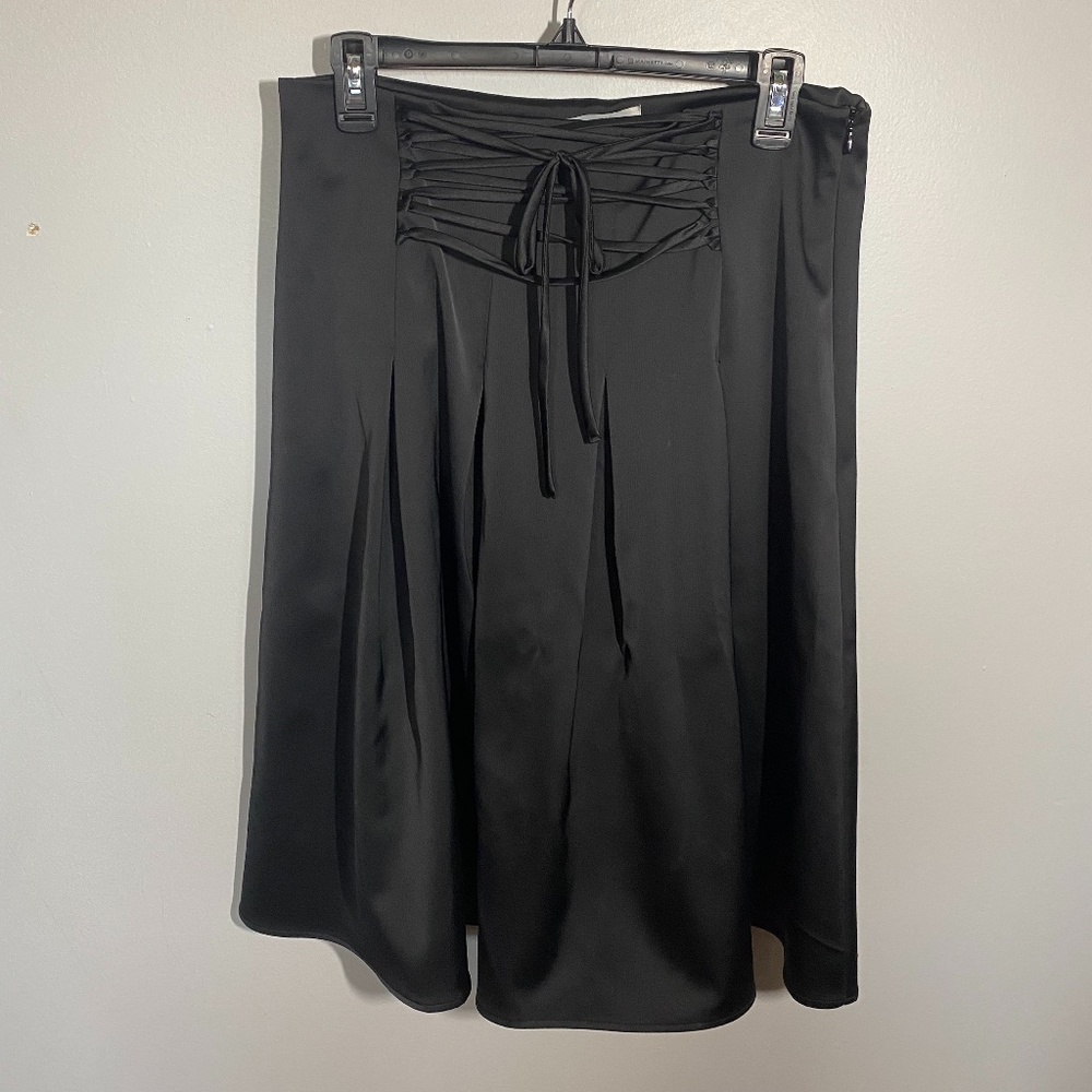 Black Knee Length Skirt